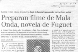 Preparan filme de Mala Onda, novela de Fuguet.