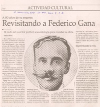 Revisitando a Federico Gana
