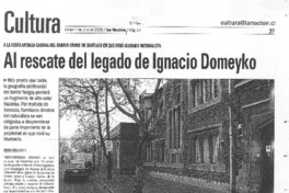 Al rescate del legado de Ignacio Domeyko