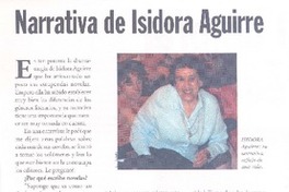 Narrativa de Isidora Aguirre