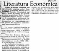 Literatura económica  [artículo]