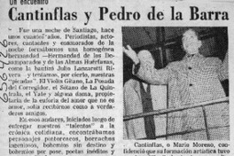 Cantinflas y Pedro de la Barra  [artículo] Orlando Cabrera Leyva.