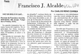 Francisco J. Alcalde  [artículo] Carlos René Correa.