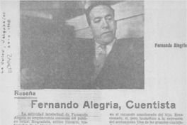 Fernando Alegría, cuentista