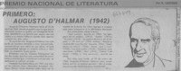 Primero, Augusto D'Halmar (1942)