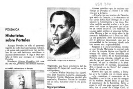 Historietas sobre Portales  [artículo] Hernán Millas.