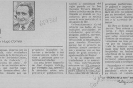 Biografía y narrativa  [artículo] Hugo Correa.