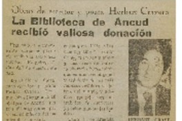 La Biblioteca de Ancud recibió valiosa donación.