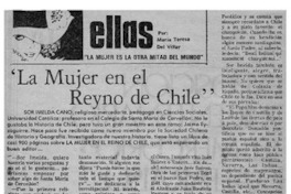 La Mujer en el reino de Chile"
