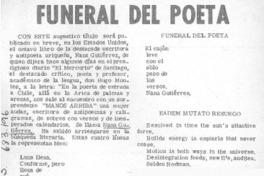 Funeral del poeta.