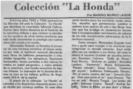 Colección "La Honda"