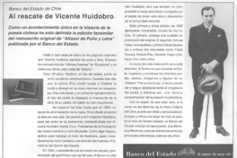 Al rescate de Vicente Huidobro.