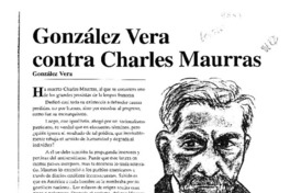 González Vera contra Charles Maurras