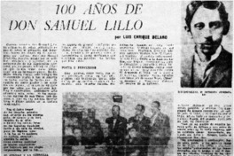 100 años de don Samuel Lillo