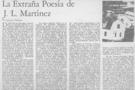 La extraña poesía de J. L. Martínez