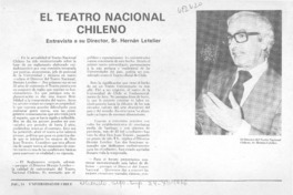 El teatro nacional chileno.