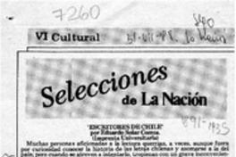 Selecciones de La Nación  [artículo] Alone.