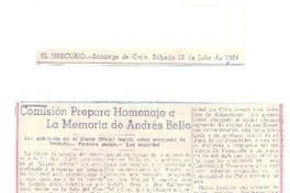 Comisión prepara homenaje a la memoria de Andrés Bello