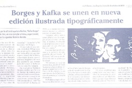 Borges y Kafka se unen en nueva edición ilustrada tipográficamente
