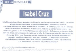 Isabel Cruz (entrevista)