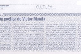 La revelación poética de Víctor Munita