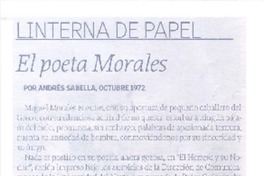 El poeta Morales