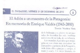 El adiós a un maestro de la Patagonia
