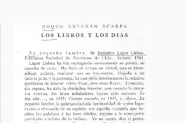 Los libros y los días  [artículo] Roque Esteban Scarpa.