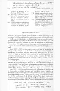 Diccionario bibliográfico de mienbros de la Universidad de Chile  [artículo]