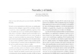 Neruda y el hielo  [artículo]Rafael Gumucio.
