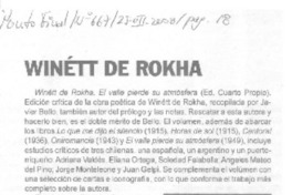 Winnét de Rokha  [artículo].