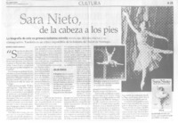 Sara Nieto, de la cabeza a los pies  [artículo] Maureen Lennon Zaninovic.