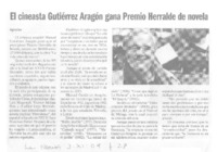 El Cineasta Gutiérrez Aragón gana Premio Herralde de novela  [artículo].