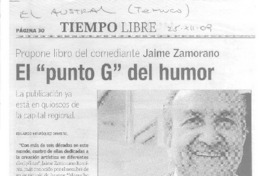 El "punto G" del humor  [artículo] Eduardo Henríquez Ormeño.