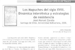 Los mapuches del siglo 18  [artículo] Jaime Mazzardo.