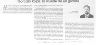 Gonzalo Rojas, la muerte de un grande  [artículo] Guido Girardi.