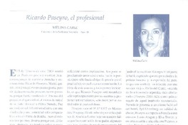 Ricardo Peseyro, el profesional  [artículo] Melina Cariz.