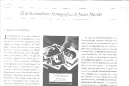 El antinerudismo iconográfico de Javier Marías  [artículo] Enrique Robertson.