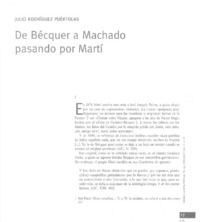 De Bécquer a Machado pasando por Martí  [artículo] Julio Rodríguez Puértolas.