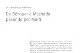 De Bécquer a Machado pasando por Martí  [artículo] Julio Rodríguez Puértolas.