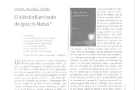 El ejército iluminado de Ignacio Matus  [artículo] Sandra Valmaña Lastres.