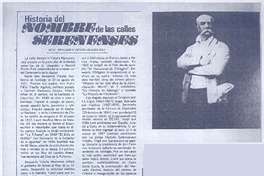Historia de nombre de las calles serenenses  [artículo] Gustavo Rivera Flores.