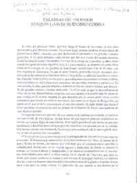 Palabras del profesor Joaquín García Huidobro Correa.  [artículo]