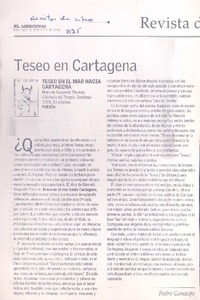 Teseo en Cartagena  [artículo] Pedro Gandolfo.