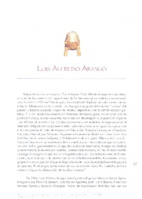 Luis Alfredo Arango  [artículo].
