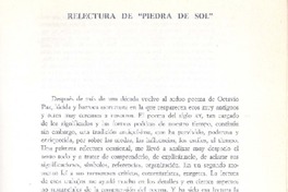 Relectura de "Piedra de sol"  [artículo] Rodolfo A. Borello.