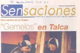 "Gemelos" en Talca  [artículo] Manuel Herrera.