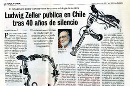 Ludwig Zeller publica en Chile tras 40 años de silencio  [artículo] Alfonso Cortínez.