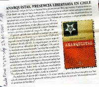 Anarquistas, presencia libertaria en Chile.  [artículo]
