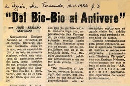 Enrique Neiman, "Del Bío-Bío al Antivero"  [artículo] José Arraño Acevedo.